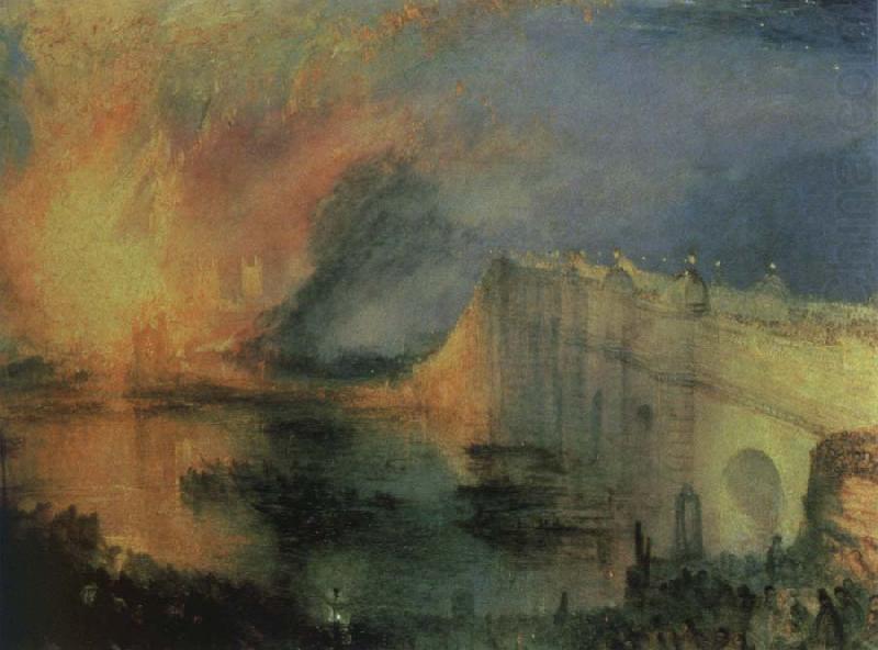 J.M.W. Turner the burning of the houses of lords and commons,october 16,1834 china oil painting image